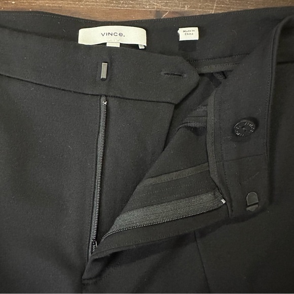 Vince. Women Black Tapered Leg Stove Pipe Stretch Knit Pants Size 6 #V077921498 - Picture 7 of 12